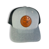 Leather Patch Hat Black/Heather Gray