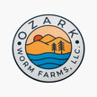 Ozark Worm Farms Sticker