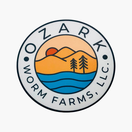 Ozark Worm Farms Sticker