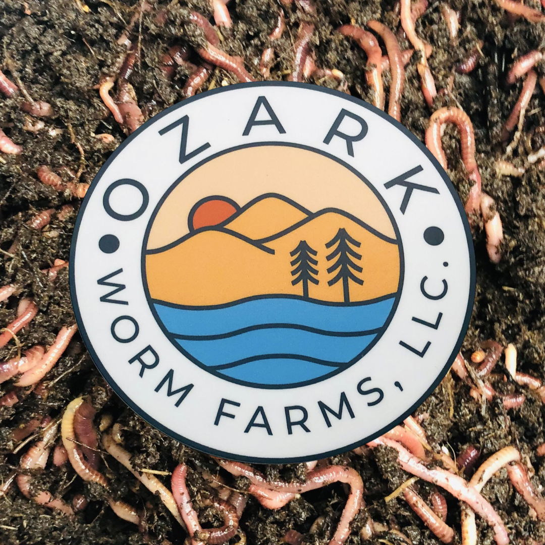 Ozark Worm Farms Sticker